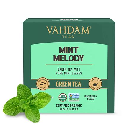 VAHDAM Organic Mint Tea Spearmint Tea And Peppermint Tea Blend TB