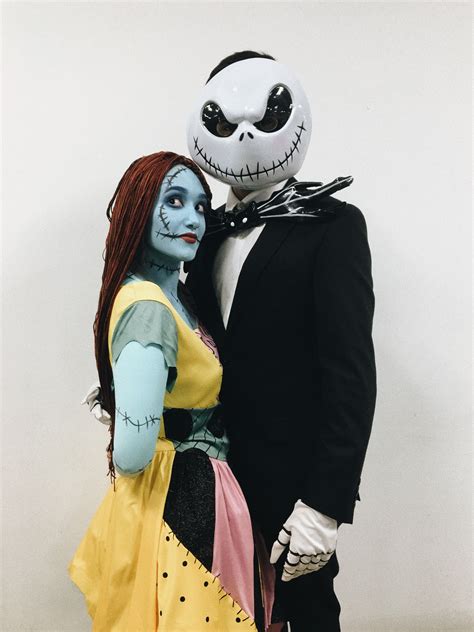 Sally And Jack Skellington Halloween Costume The Nightmare Before