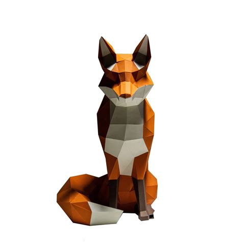 Buy Papercraft World Fox 3d Papercraft Model Online At Lowest Price