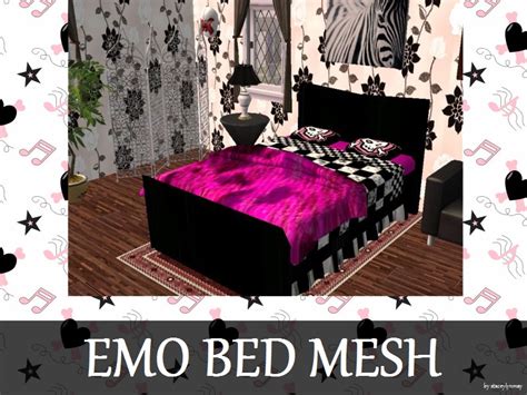 The Sims Resource Emo Bed Mesh