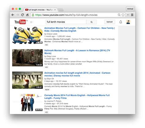 Easily Find Full Length Movies On Youtube Techwiser