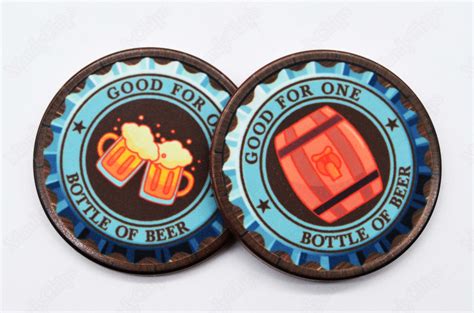 Custom Drink Tokens Personalized Drink Chips Supplier