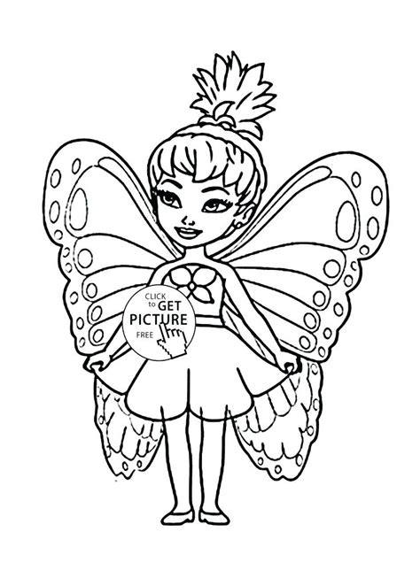 Boy Fairy Coloring Pages At Free