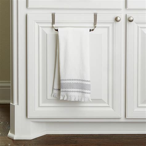 Kitchen/bathroom towel rail mrs pearson. Umbra Schnook Over the Cabinet Towel Bar | The Container Store