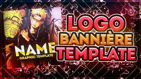 Free Logobanner Template Naruto Psd Youtube