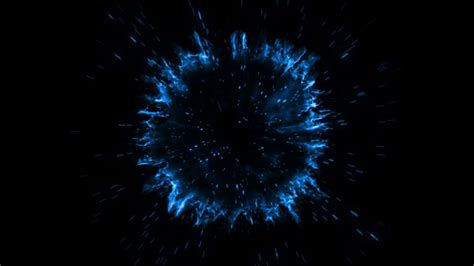 Blue Particle Blast Effect Vfx Youtube