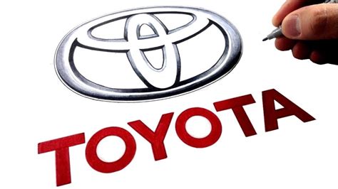 The process from start to finish is extremely complex and can take several hours out. How to Draw the TOYOTA Logo - YouTube