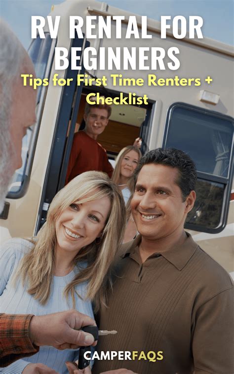 Rv Rental For Beginners 15 Tips For First Time Renters Checklist
