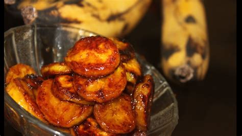 Raw banana fry is a very crisp and delicious recipe from tamil cuisine. Caramelized Banana Recipe |Banana Fry |Breakfast Recipe ...