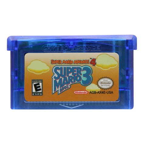 Super Mario Series Game Boy Advance Gba Cartridge Card Super Mario