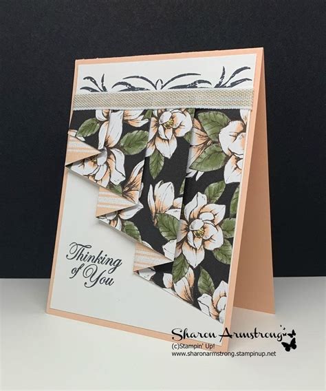 Make A Drapery Fold Card Easily In 8 Steps Tx Stampin Sharon