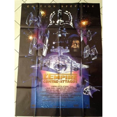 Star Wars Lempire Contre Attaque 116x158cm Affiche Originale