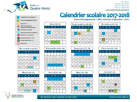 Calendriers Scolaires 2018 2019