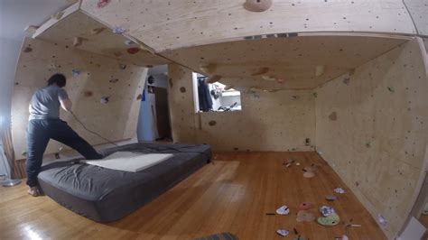 How To Build A Bouldering Wall In Your Home Youtube