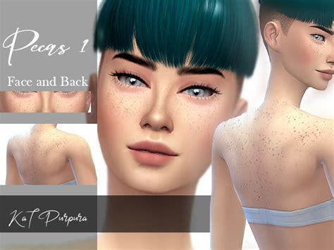 The Sims Resource Freckles 1 Face And Back
