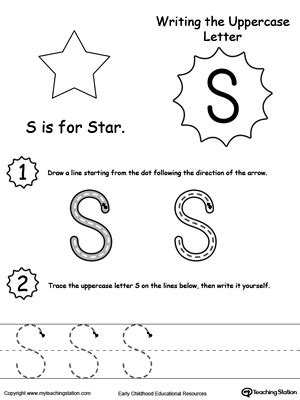The Letter S is for Star | MyTeachingStation.com