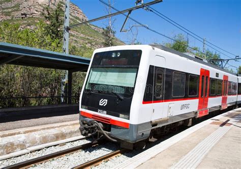 Montserrat Train Station Editorial Image Image Of Railway 77633460