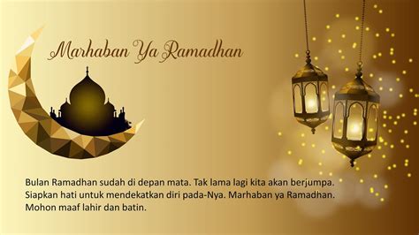 Video Ucapan Marhaban Ya Ramadhan 1441 Hijriyah Youtube