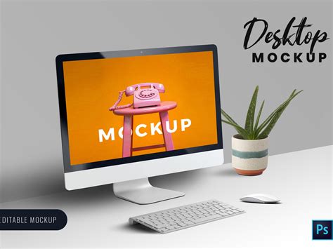 Desktop Mockup By Victorthemes On Dribbble