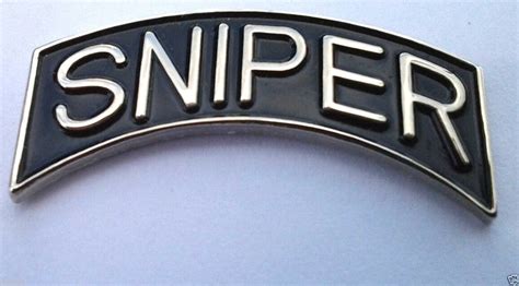 Sniper Tab Military Hat Pin 15120 Free Shipping Etsy