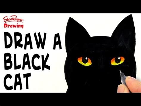 It's important to understand when. How to draw a Black Cat | Shoo Rayner - Author