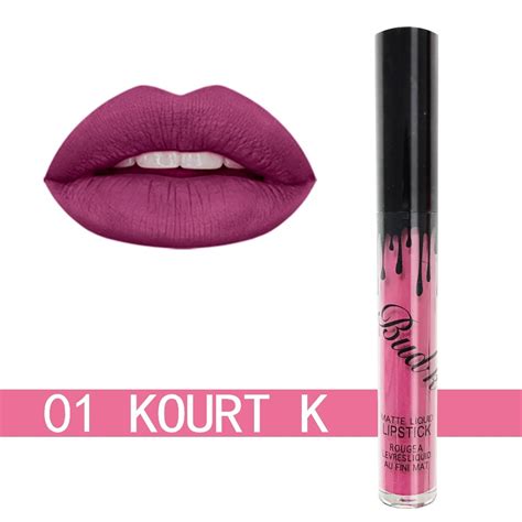 Bud K 2017 Hot Kilie Cosmetic Matte Lipstick Kiss Proof Lasting