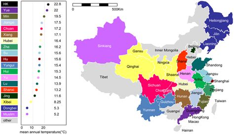 Map Of Regional Cuisines In China Download Scientific Diagram