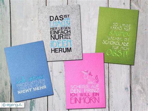 postkarten mit lustigen sprüchen aus recyclingpapier von eigengut poster book cover books