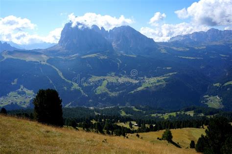 Wonderful Dolomite Mountains Scenry Alpine Landscape Great View