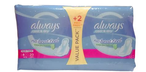 Amart Market Always Maxi Thick Aloe Vera Freshness 20 Pads اولويز