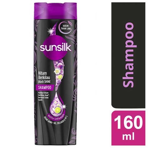 Sunsilk Shampoo Black Shine 160ml Klik Indomaret