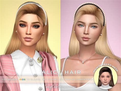 Alice Supremacy And Bethlehem Hair At Sonya Sims Sims 4 Updates