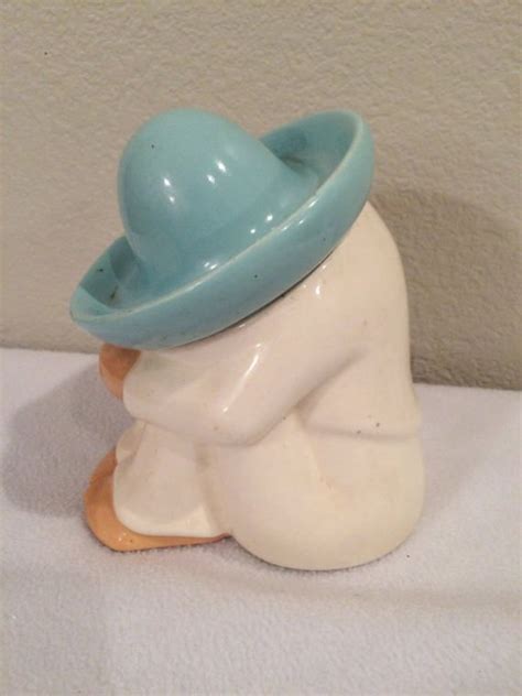 Vintage Mexican Sleeping Man Sombrero Siesta Ceramic Pedro Etsy