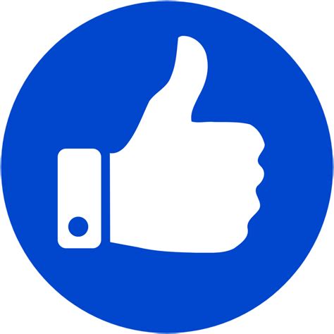 Blue Like Button 🔘 Transparent Png Icon Png Mark Free Hq Png Images