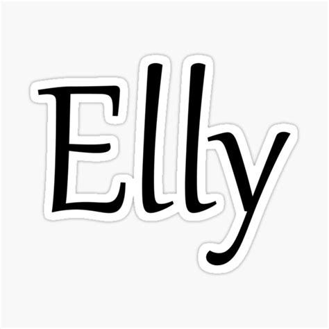 Elly Sticker For Sale By Bagaglio Redbubble