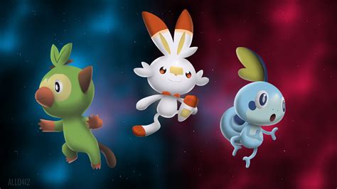 Some of the above features can only be done on the nintendo switch or on your mobile phone. Pokemon Sword and Shield Grookey Scorbunny Sobble HD Pokemon Sword And Shield Wallpapers | HD ...