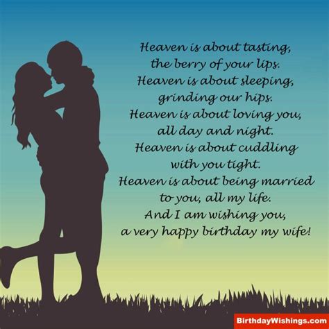Romantic Birthday Poem For Wife Wife Birthday Poem