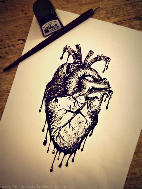 Dripping Heart Drawing At Getdrawings Free Download