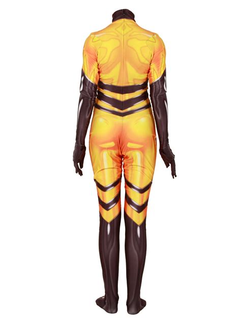 Miraculous Ladybug Cosplay Queen Bee Lycra Spandex Jumpsuit Cosplay