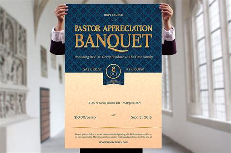 Pastor Appreciation Banquet Template Kit