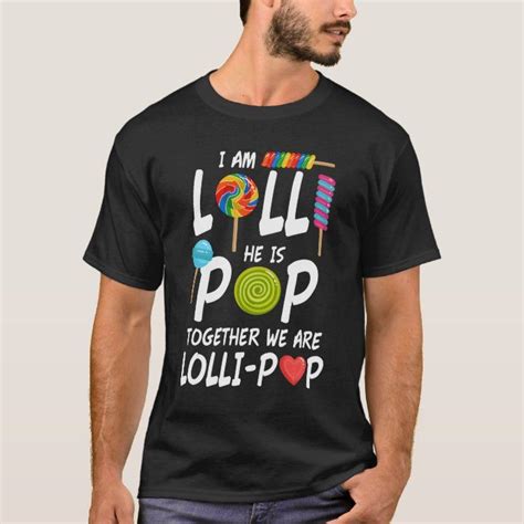 Funny Lolli And Pop Grandparents Nickname T T Shirt Zazzle Lolli