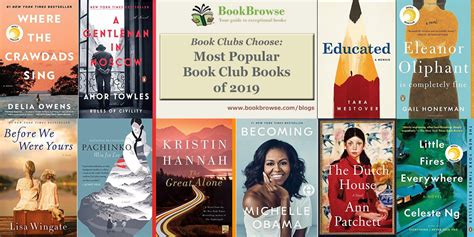 the most popular book club books of 2019