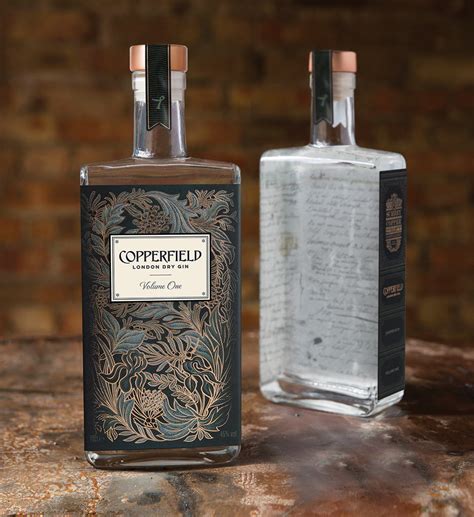 Nude Brand Creation Swanks Up Copperfield London Gin Dieline Design Branding And Packaging