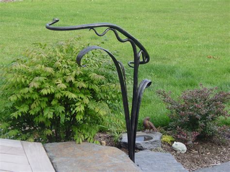 In our exterior iron railings design galleries, you will find many examples of our custom we use a variety of metal materials such as wrought iron, galvanized iron, aluminum, bronze, stainless steel, and glass or combinations thereof. Sculptural Hand Railing | Railings outdoor, Outdoor ...