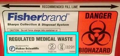 Sharps container label printable labels warning signs biohazard receptacle waste disposal needles syringes. VU Lab Guide: Using BioWaste, LLC for Biowaste Removal ...