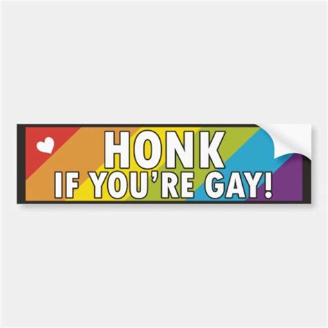 Rainbow Gay Bumper Sticker Zazzle