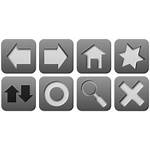 Grey Icons Browser Icon Transparent Background Website