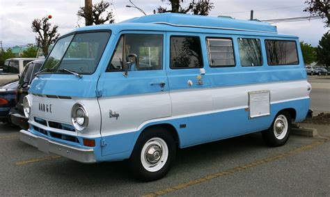 1968 Dodge A108 Sportsman Camper Van Van Cool Vans Vintage Vans