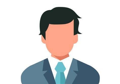 Businessman With Suit Flat Vector Icon Vector Icons Icon Business Man