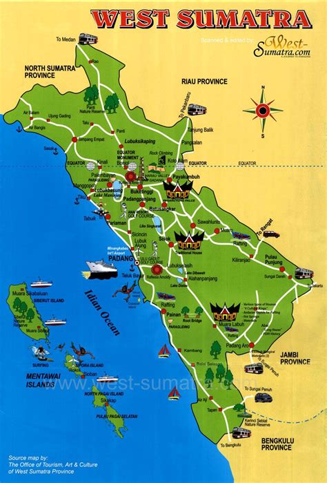 Peta Sumatra Barat Lengkap Sejarah Kita
